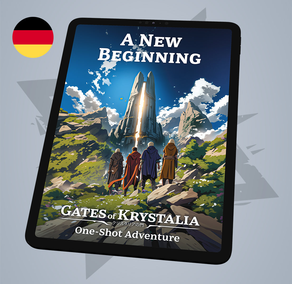 Gates of Krystalia TTJRPG - A New Beginning Adventure - Digital