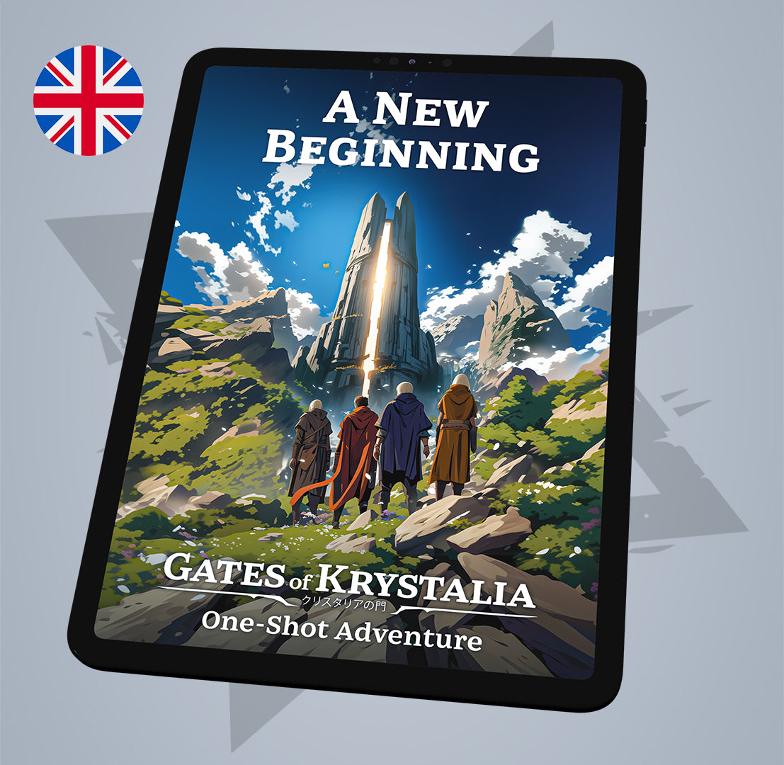 Gates of Krystalia TTJRPG - A New Beginning Adventure - Digital