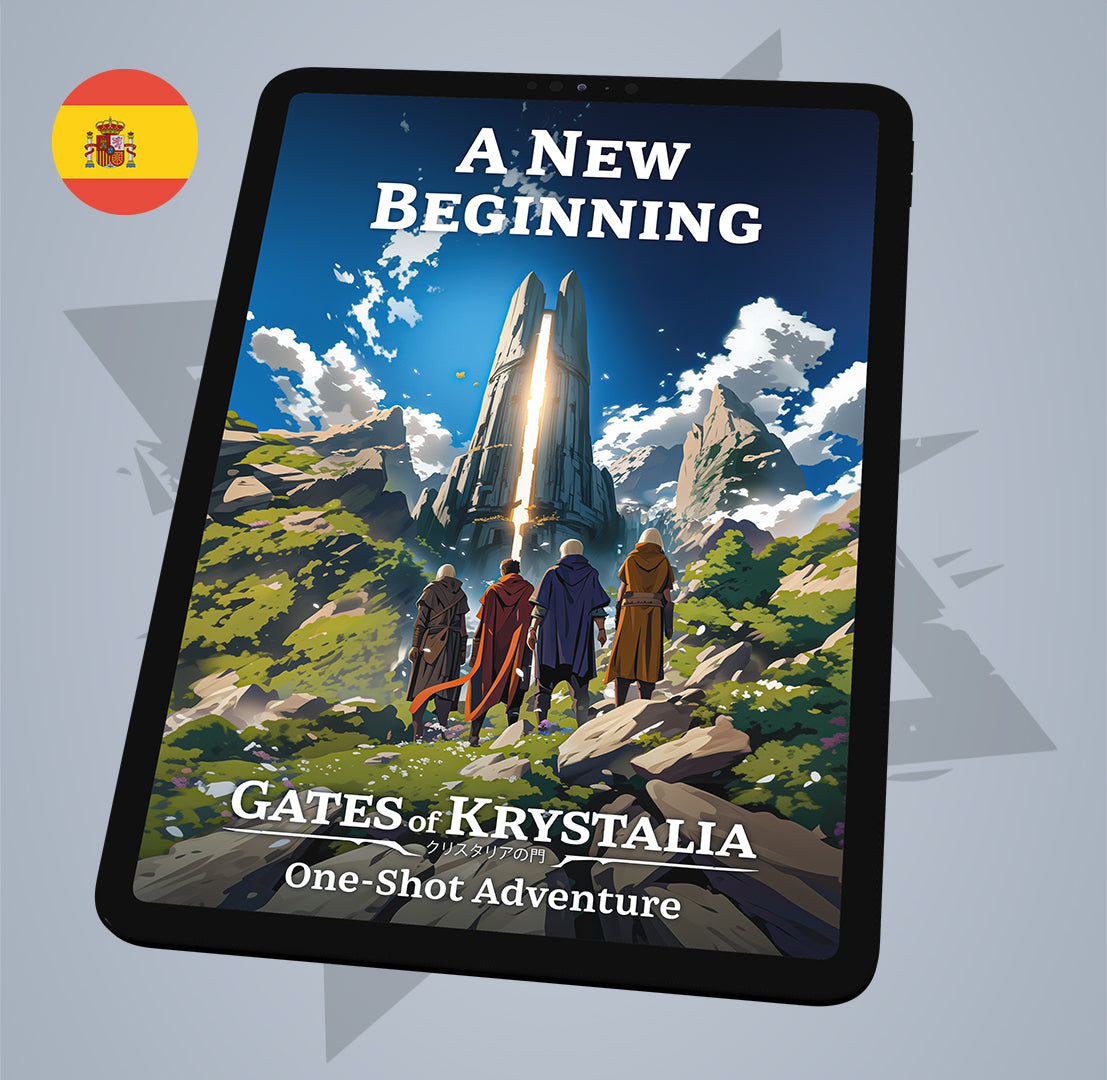 Gates of Krystalia TTJRPG - A New Beginning Adventure - Digital