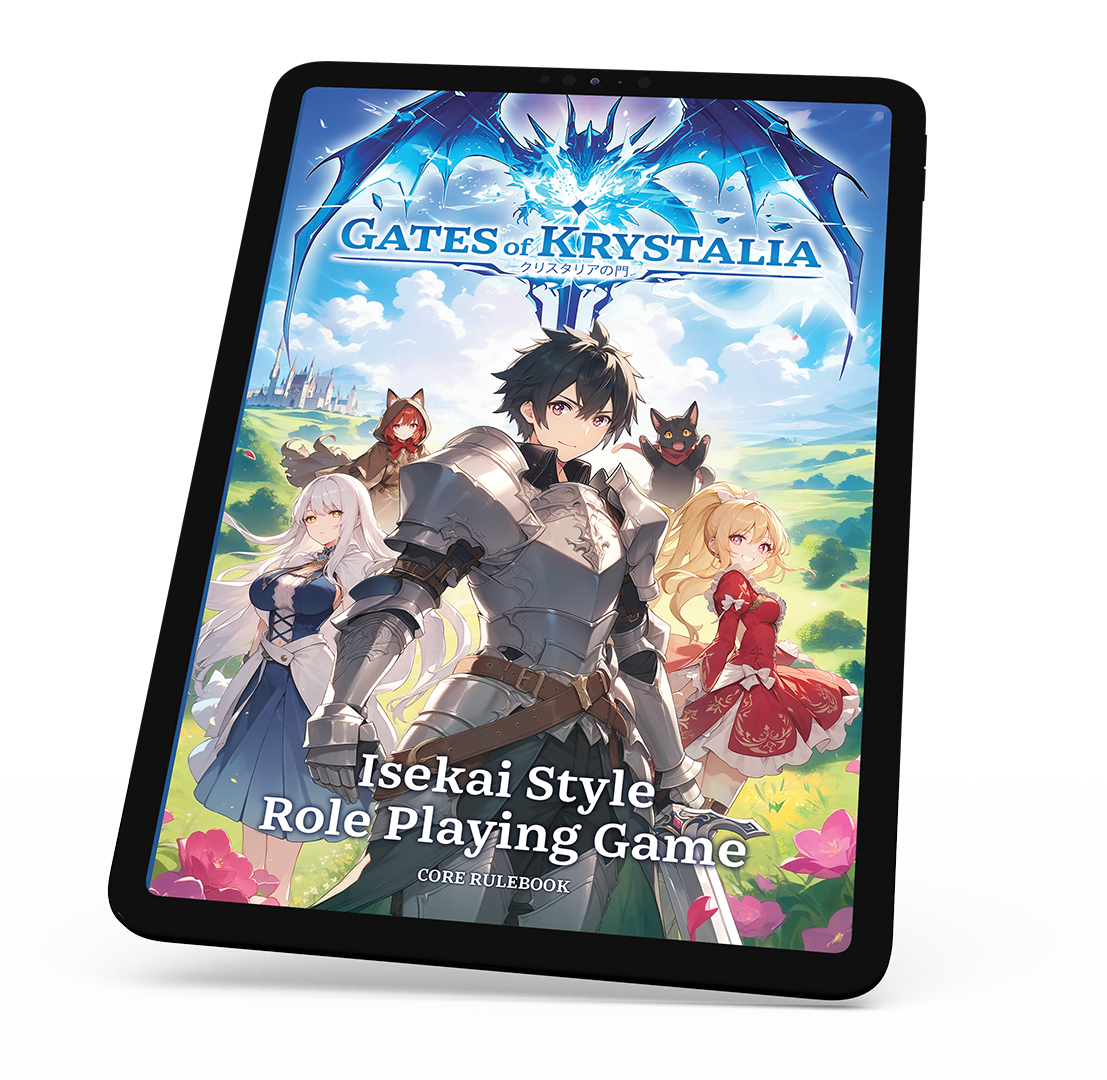 Gates of Krystalia TTJRPG - Core Rulebook Digital
