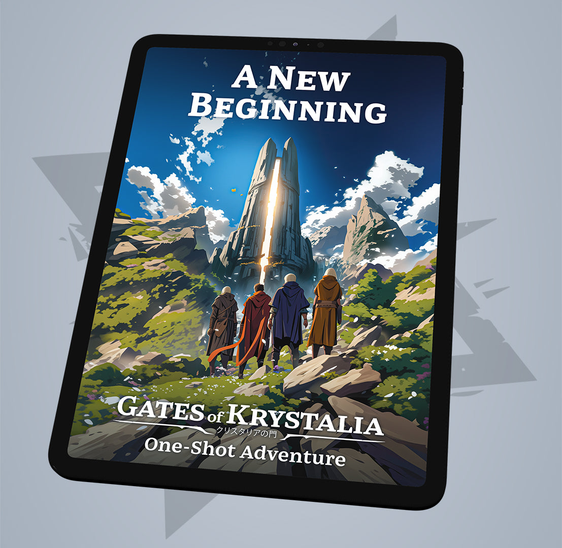 Gates of Krystalia TTJRPG - A New Beginning Adventure - Digital