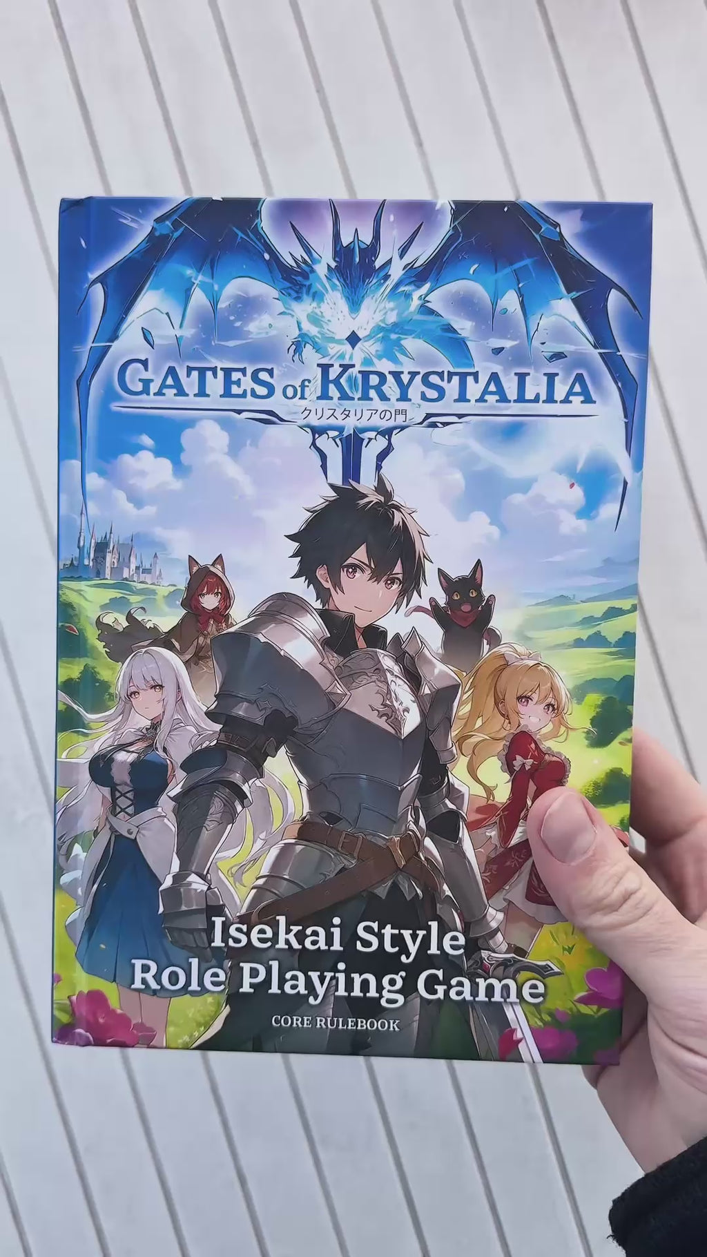 Gates of Krystalia TTJRPG - Core Rulebook - Physical